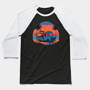 sunset traveling Baseball T-Shirt